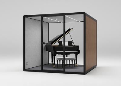 China Practice instrument soundproof room silent pods with laminate glazed office pods for sale