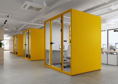 China 35+-db Acoustic Office Booth Private Space Soundproof Meeting Booth Various Sizes Available for sale