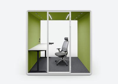 Κίνα Ασφαλής στρωμένο / θραυσμένο γυαλί Soundproof Office Pod Απομόνωση ήχου Silent Booth προς πώληση