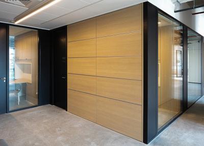 China Class A safety fire-resistant glass solid partition wall steel panel durable for office partition wall Te koop