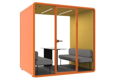 Κίνα Model L Office Pods Large Soundproof Booth Seamless Meetings And Seamless Creativity προς πώληση