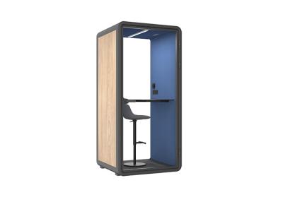 China Silent Cabin Pods Small Single Phone Booth For Calling 1 Person Sound Insulation for sale