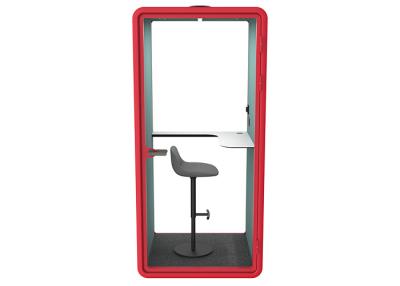 China Clear glass 10mm laminated glass indoor acoustic booth silent cabin phone booth for single person Te koop