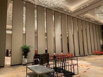 China Movable partition wall Automatic turning high quality track extra high partition wall for sale