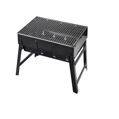 China Easily Cleaned factory direct sale barbecue charcoal portable folding ferruginous charcoal bbq grill for sale