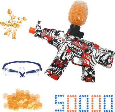 China Eco-Friendly Outdoor Air Game Shoot Toy MP5 Soft Water Splash Electronic Full Automatic Electric Party Beads Gel Ball Gun Splatter Ball Guns for sale