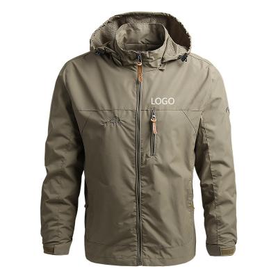 China Customization QUICK DRY fashion jackets men waterproof thin anorak with logo 2022 plus size men's jackets for sale