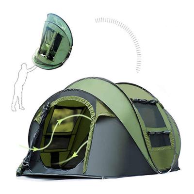 China Camouflage/Field Waterproof Big Game 3-4/5-8 People Camping Tents Family Outdoor Automatic Tent for sale