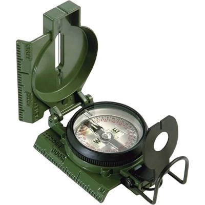 China Increasing Camping Accessory We Lensatic Glow In The Dark Compass, Olive Drab Accurate Waterproof Hand Held Compasses With Pocket For for sale