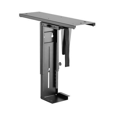 China ARES WING Wholesale Under Desk Computer Mount Manufacturer Clamp-On CPU Holder Steel Cpu Holder for sale