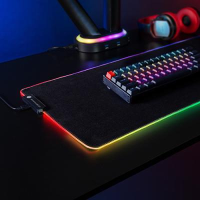 China Game ARES WING Large RGB Lighting Gaming Mouse Pad Water Resistant Mouse Pad for sale