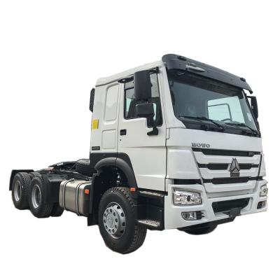 China Sinotruk HOWO Tractor Head 6x4 LHD RHD Tractor Trailer Trucks Price Sale 6800X2496x3080 for sale