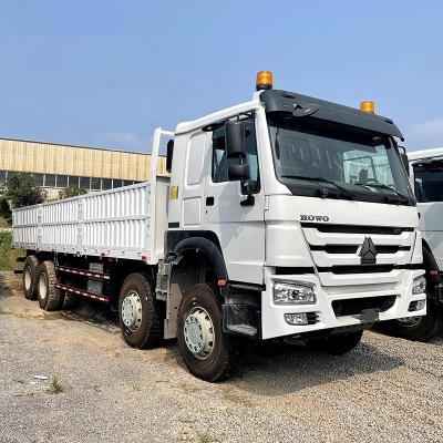 China Sinotruk factory direct sale howo 8x4 12 wheel cargo truck Cargo Lorry Truck For Sale 11984x2496x3715 for sale