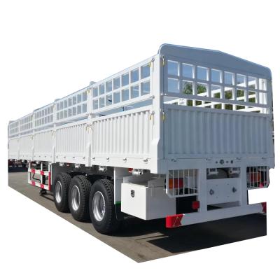 China Other China 3 axle 50ton 55ton 60ton 70ton trailers cargo barrier semi trailer price for sale