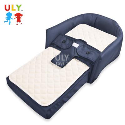 China 2019 Tasteless Baby's Multifunctional Foldable Compartment Bed With Seatbelt Bed With Seatbelt for sale