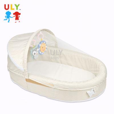 China Tasteless Modern Plastic Baby Crib Portable Adjustable Crib Crib Hutch With Mosquito Net Kids Portable Crib Hutch for sale