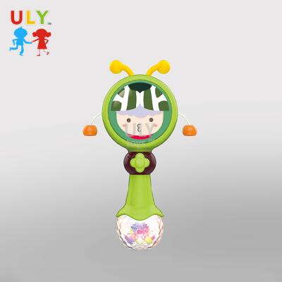 China 2020 musical light instrument cartoon baby rattle tasteless stick for sale