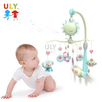 China Pendant can be taken apart and used as 2020Delightful Rattle Baby Bell Rolling with Music Crib Bell Toys Crib Musical Mobiles with Rotate Bed Toys for sale