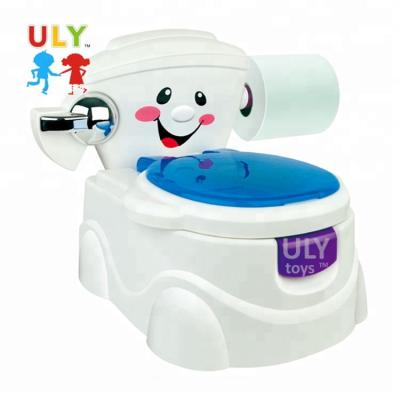 China The baby has music after going to the toilet. Modern Design Musical Cartoon Baby Potty Training Seat Toilet Chair Kids Plastic Potty Chair for sale