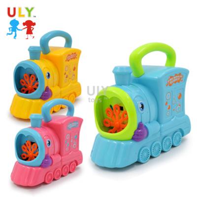 China Tasteless Manually Operated Train Bubble Machine For Kids Bubble Blowing Toy Fun Summer Outdoor Activity for sale