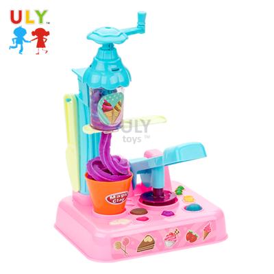 China Non-Toxic and Harmless Diy Playdough Clay Dough Plasticine Ice Cream Machine Mold Maker Kit Diy Handmade Toys Pasta Maker Kitchen Toys Kids Gift for sale