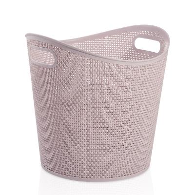 China Luxury Soft Lightweight Dark Grips Nursing Homes Laundry Hamper Storage Containers For Clothes for sale