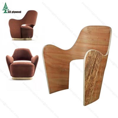 China Modern fabric sofa and chair eucalyptus plywood frame, luxury fabric chair plywood frame, simple leisure chair sofa plywood frame for sale