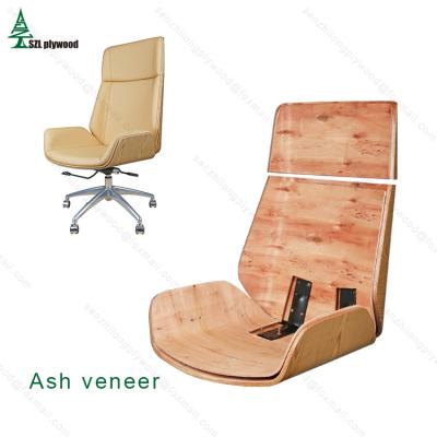 China Modern Home Office Leather Chair Plywood, Modern Workshop Office Chair Plywood Leather Frame, Office Chair Plywood Fitting for sale