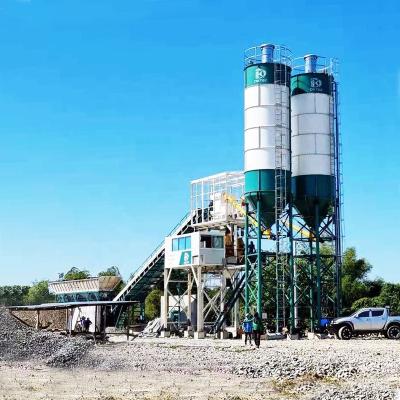 China Construction worksÂ   HZS35 Concrete Mixing Plant Water Mixing Concrete Mixing Plant Mobile Concrete Batching Plant For Sale for sale