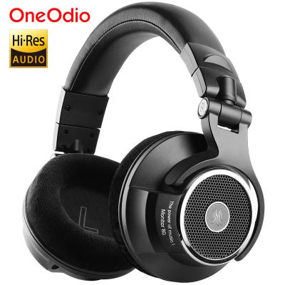 China Ideal for studio & Oneodio Monitor 80 Wired Audiophiles Bare Back Headphones Over Ear 250Ohm Audiophile Headphones Hire Studio Audio Professional Headset for sale