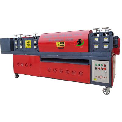 China Building material shops new type steel tube straightening and all-in-one rust remover paint steel tube straightening machine for sale