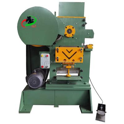 China Angle iron punching multi-function combined shearing and punching machine all-in-one for sale