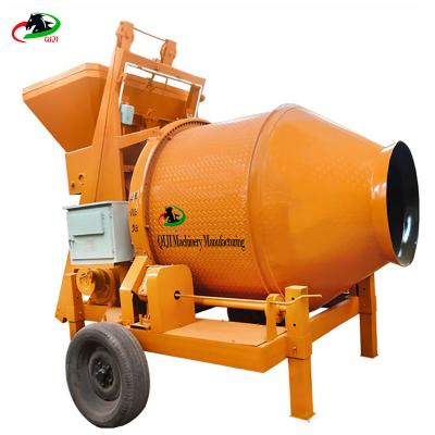 China Construction Industry Large Bucket Drum JZC350 Automatic Mortar Creeping Concrete Mixer for sale