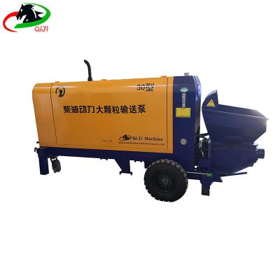 China Building Material Shops Construction Pump Heavy Mobile Diesel Concrete Pump for sale