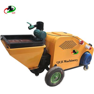 China Engineering Building Automatic Small Putty Powder Coating Cement Powder Wall Plaster Mixing Spray Machine for sale