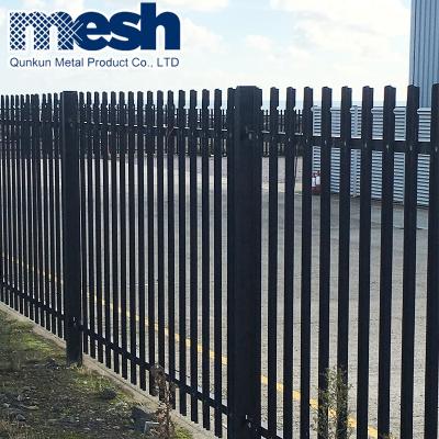 China Easily Assembled Electro Galvanized European Wrought Iron Fence Design for sale