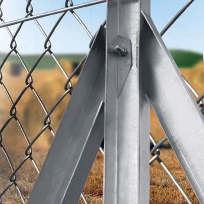 China Easily Assembled Vineyard Post Steel Fence Galvanized By C for sale