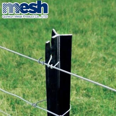 China Easily Assembled 4x4 Galvanized Square Metal Fence Posts for sale