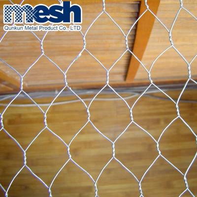 China Poultry Wire Mesh / Straight Twist Galvanized Wire Fish Trap / Galvanized Net for sale