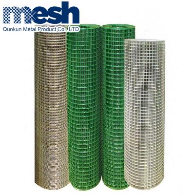 China Construction Wire Mesh High Quality Low Carbon PVC Coated Galvanized Welded Wire Mesh Roll Skilled Welded for sale