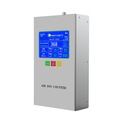 China 2022 Multifunctional Oxygen Ion Detector Air Ion Meter Tester Industrial Portable Negative Detector With PM2.5 PM1 PM10 HCHO 18.6*11*4.1CM for sale