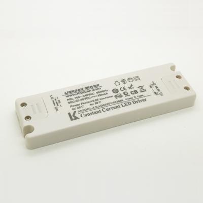 China 15mm Super Slim Led Constant Current Driver 700mA 30W Constant Current SAA CE Certificated for sale