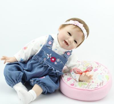 China Educational Toy Fashion Vinyl Doll 22 Inch Realistic Silicone Baby - Reborn Baby Doll - Doll Supplies Factory for sale