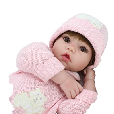 China Cartoon Toy Reborn Baby Girl Doll 20 inch weighed lifelike baby doll in gift box - soft baby vinyl for sale