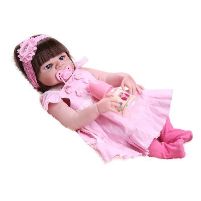 China Dropship Christmas Kids Toys 55cm Silicone Reborn Babies For Sale Soft Handmade Real Dolls Toys For Children Gift bonecos bebe for sale