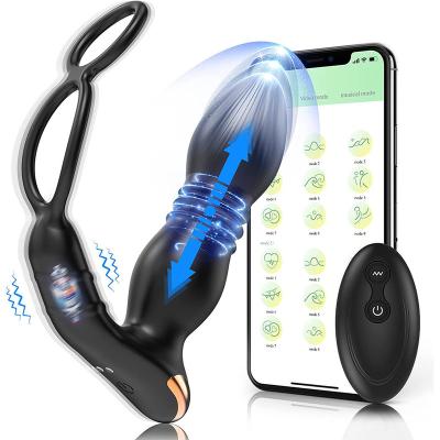 China Male Prostate Massager Stimulating G-spot Stimulation APP Control Anal Vibrator with 8 Vibration 8 Modes for sale