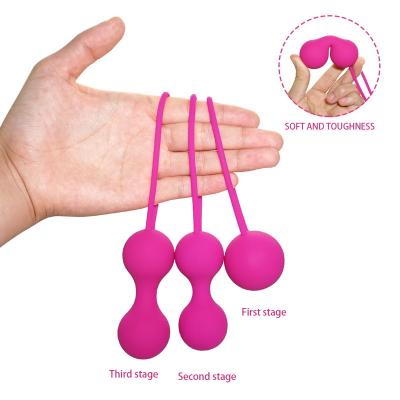 China Ben Wa Balls Stimulating Female Balls Kegel Floor Exercises Pelvic Training Kit Used For for sale