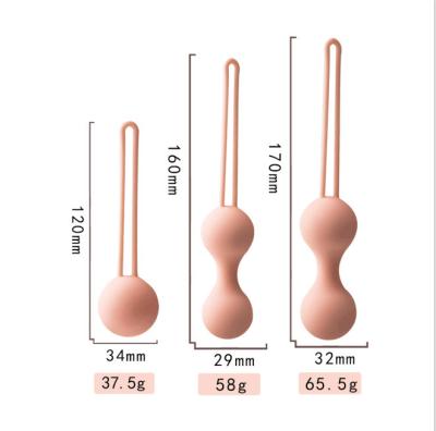 China Ben Wa Balls Female Best Kegel Balls Stimulating Floor Exercises Pelvic Training Kit Used For for sale