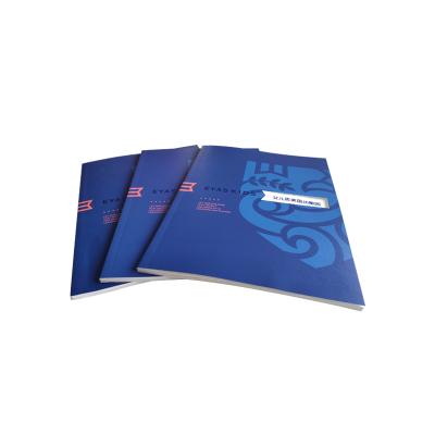 China Advertising A4 Catalog Matte Laminated Printing Custom Design 36 Pages With Perfect Binding for sale