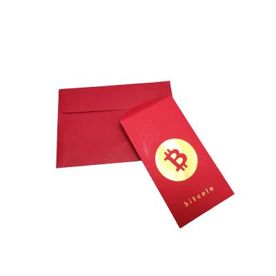 China Chinese new year 120g paper business envelope factory custom made red envelopes directly printed 133*185mm for sale